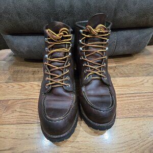 Red wings men's ankle boot brown color size 9 comfortable wear
